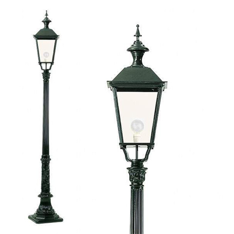 Lampadaire FLORIDA 255cm L0304 Lampadaire 1 lanterne Lanterne carre L0304
