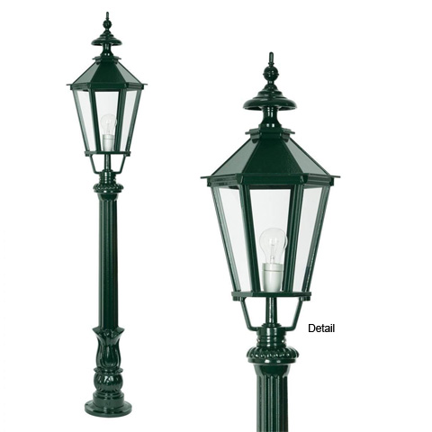 Lampadaire HEIDELBERG 180cm L0902 Nostalgique Lampadaire sur poteau L0902