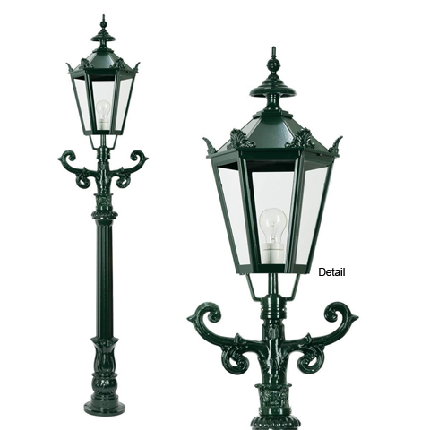 Lampadaire DE BEETS 175cm L0703 Nostalgique Lampadaire sur potelet L0703