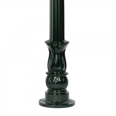 Lampadaire DE BEETS 175cm L0703 Lanterne sur potelet Lanterne hexagonale L0703