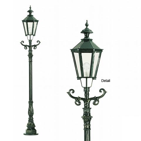 Luminaire HANOVRE 264cm L0804 Nostalgique Lampadaire sur poteau L0804