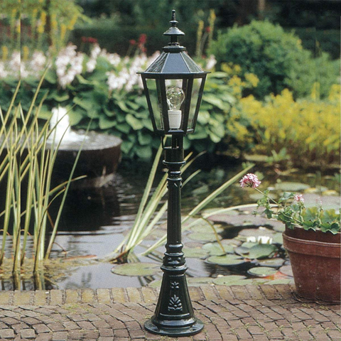 Luminaire OXFORD 17 sur potelet - 107cm L1009 Nostalgique Lampadaire sur potelet L1009