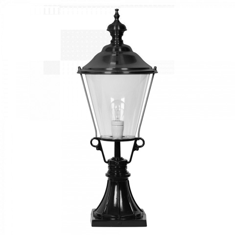 Lampadaire KS204 sur potelet 78cm L1103N Nostalgique sur pied Lanterne ronde L1103N