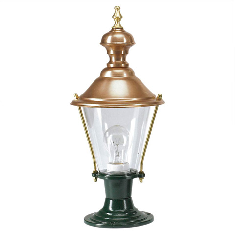 Lampadaire C208 sur pied 46cm L1105 Nostalgique sur pied Lanterne ronde L1105