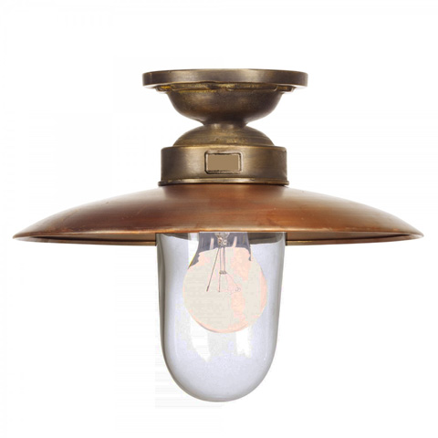 Suspension sans chaine en bronze LANDES L1178BR-CU Luminaires  chaine en bronze L1178