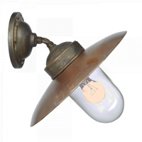 Luminaire inclin LANDES cuivre/bronze  H37cm