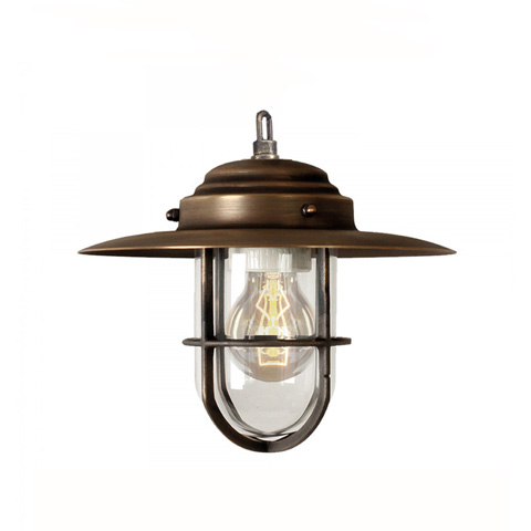 Plafonnier  chaine en bronze LABENNE 33cm L1180BR-CU Luminaires  chaine en bronze L1180