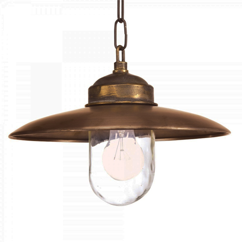 Suspension  chaine en bronze LANDES 27cm L1194BR-CU Luminaires  chaine en bronze L1194