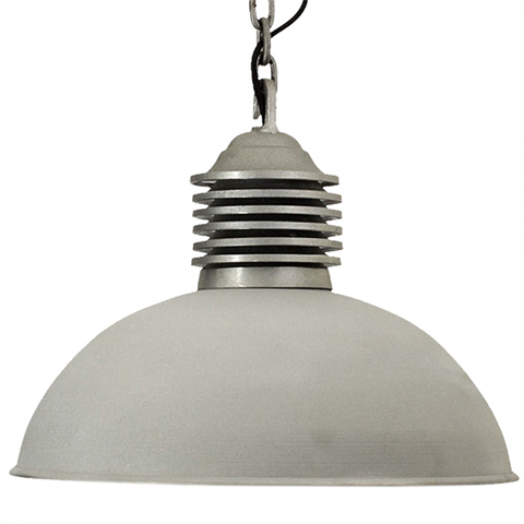 Plafonnier  chaine OLD INDUSTRIE en aluminium 42cm L1200 Luminaires  chaine en aluminium L1200