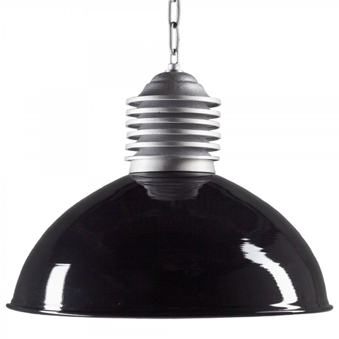 Plafonnier  chaine OLD INDUSTRIE en aluminium 42cm L1200 Luminaires  chaine en aluminium L1200