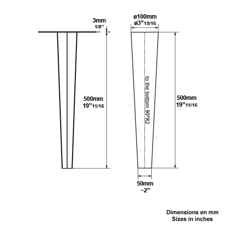 Cl d'ancrage  21cm L5818 Cl d'ancrage - piquet de sol pieu d'ancrage coupe-vent L5818