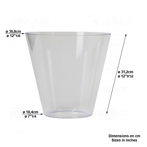 Vitre en verre pour luminaire rond K2 L5864 Verres de rechange Vitres en verres L5864