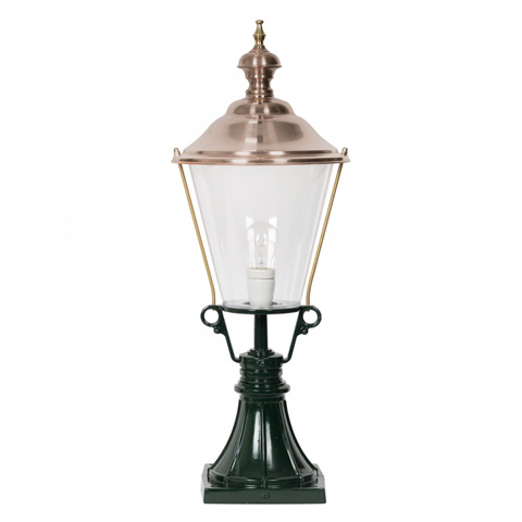 Lampadaire KS204 sur potelet 78cm L1103 Nostalgique Lanterne ronde L1103