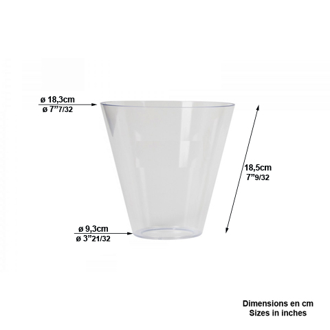 Vitre en plexiglass pour luminaire rond K4B L5800 Verres de rechange Vitres en plexi transparent L5800