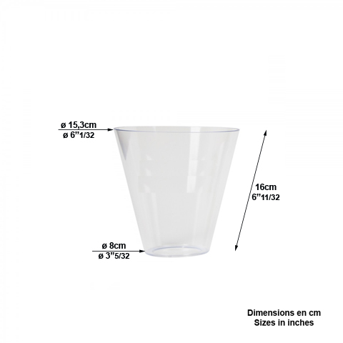 Vitre en plexiglass pour luminaire rond M29 L5807 Verres de rechange Vitres en plexi transparent L5807