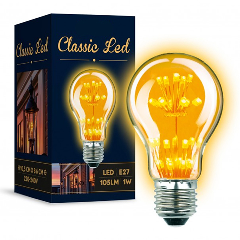 Ampoule classic bol LED 1 watt L5883 Ampoules-Douilles Ampoules culot E27 L5883